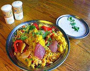 tasty vegetable biryani